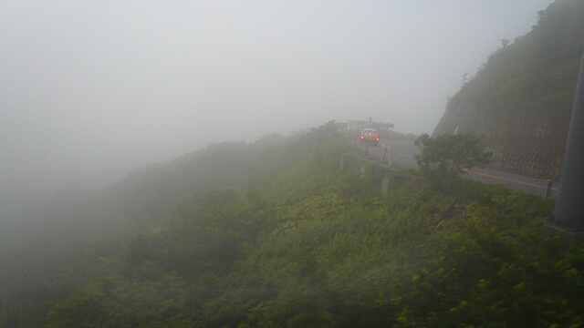 函館登山道路はバイク通行禁止