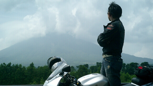 国道276号から眺めた羊蹄山