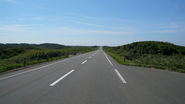 爽快に走れるオロロンライン